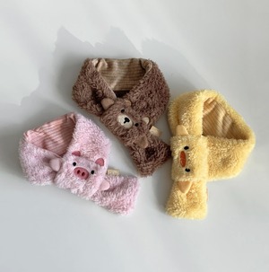 予約【DURANG RURANG】ANIMAL FLEECE SCARF (3color)