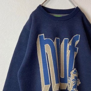 HUF bookend crew sweater size XL 配送B