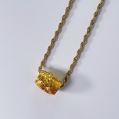 Classic Barrel Necklace -gold-