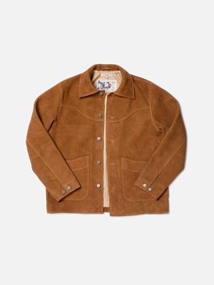 Nudie jeans 2023fall collection Muddy Nubuck Jacket Camel レザージャケット