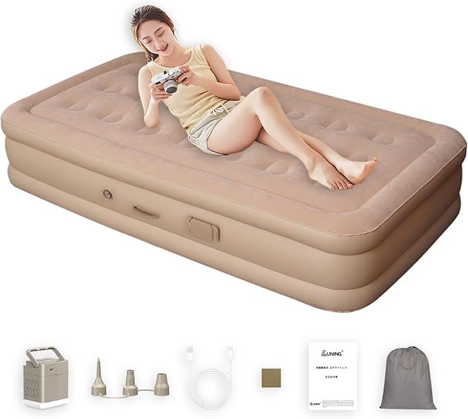 エアーベッド 電動ポンプ内蔵 エアベッド 厚手 折り畳み式 来客用 防災
