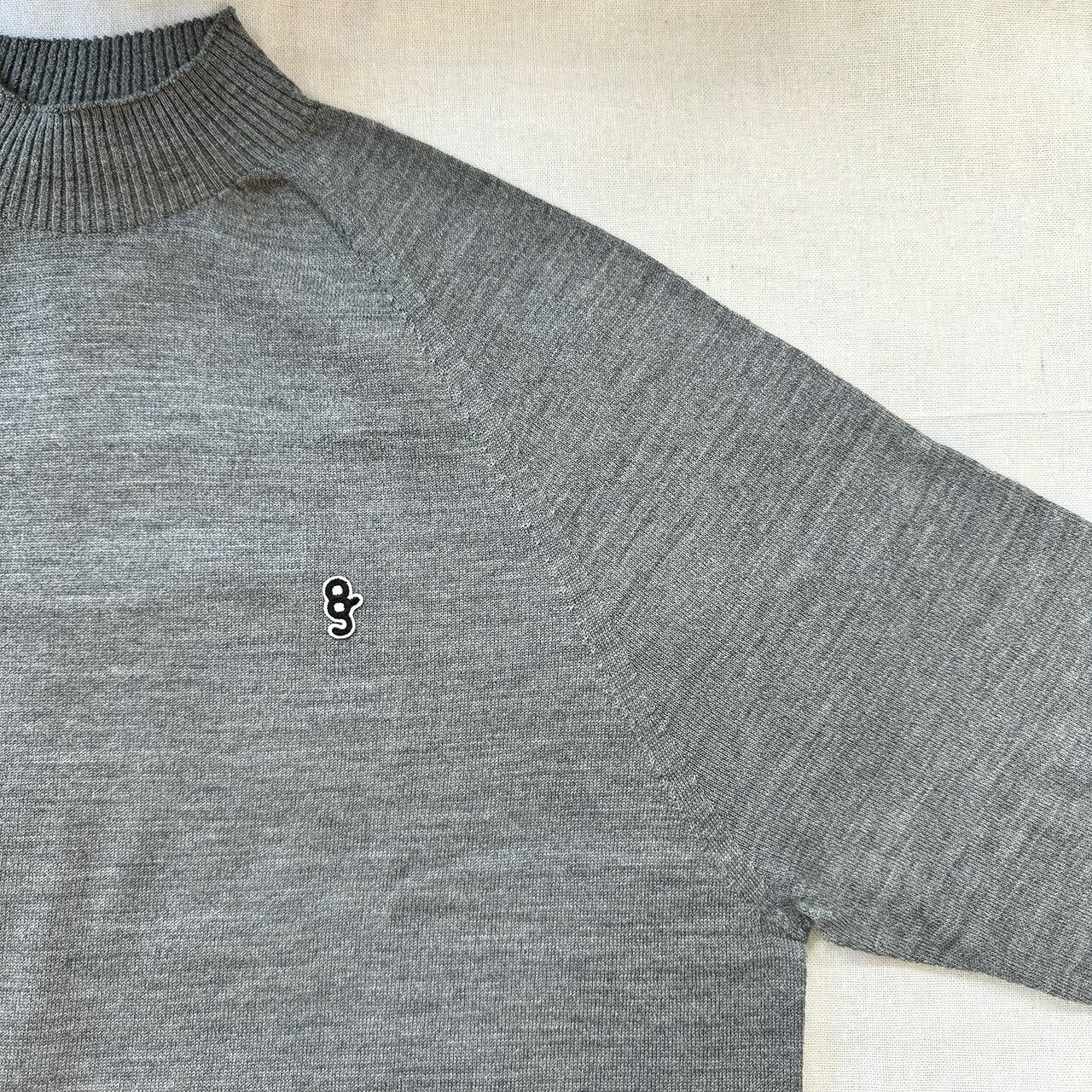 NECK MOCK KNIT SWEATER 8G SHOOT | WEBSTORE by BASE powered -BLACK