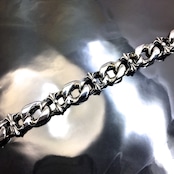 WOLF&GARGOYLES #1 CHAIN BRACELET / ウルフ&ガーゴイル #1 チェーンコンビブレスレット