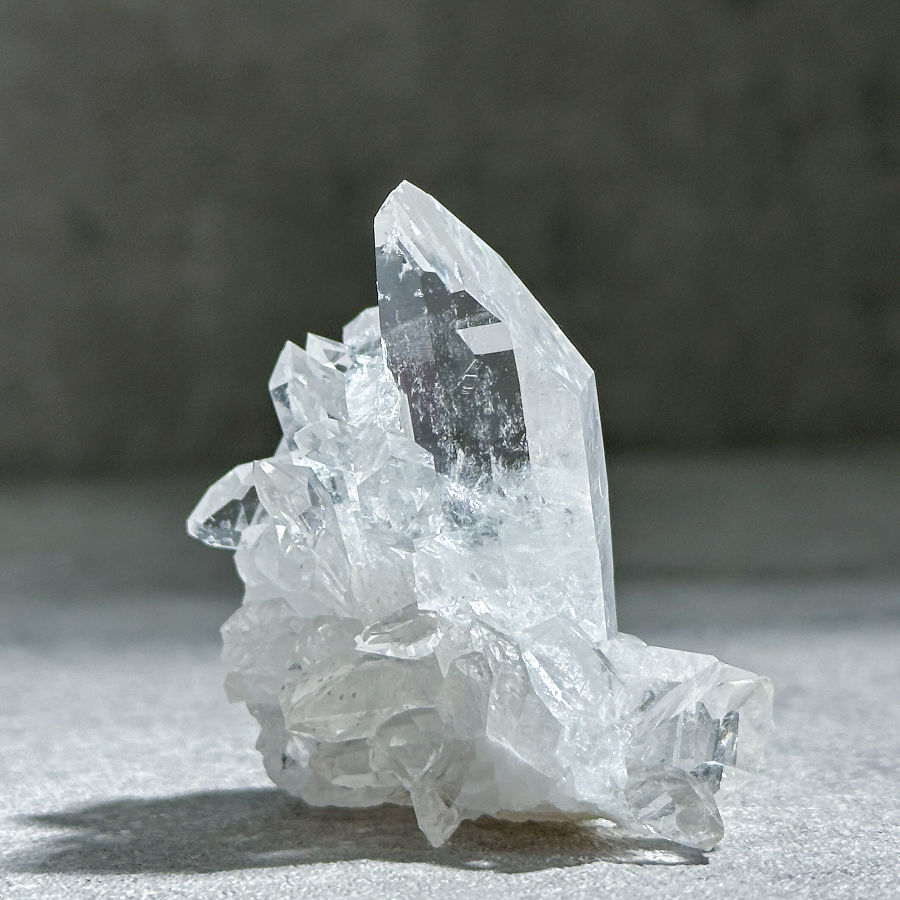 ⭐︎ゼッカ産水晶クリアクォーツ ゼッカ産水晶クリアクォーツ クラスター38◇ Clear Quartz From