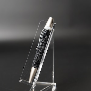 Seam-Rayペン(キャビア)_ガルーシャボールペン(ブラック)