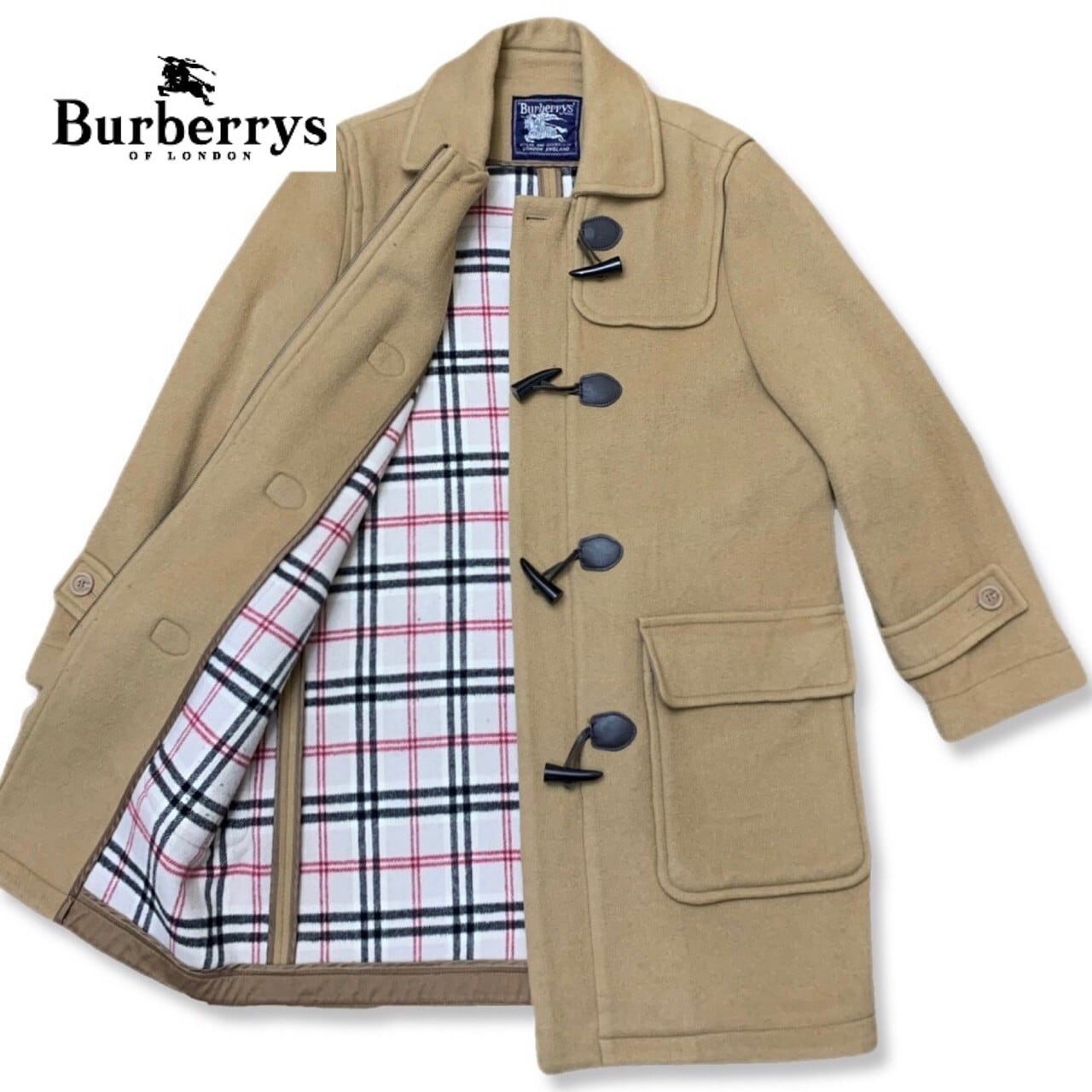 BURBERRY バーバリー ダッフルコート コート ベージュ 60～70's