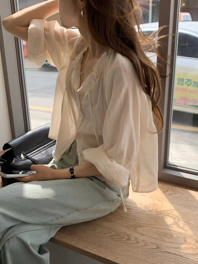 (予約) ounce / Rane blouse 2color