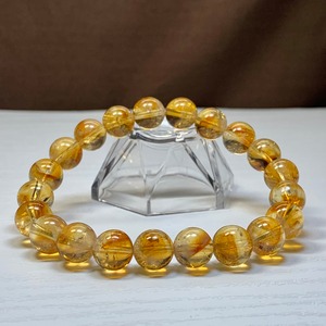 3.ハニーカラー☆ファントム入り♪ディープシトリン・ブレスレット