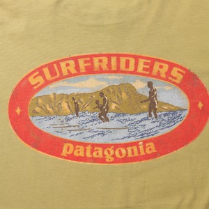 極美品 M アボカドグリーン Patagonia ベネフィシャルTシャツ パタゴニア サーフィン ロングボーダー Beneficial T's