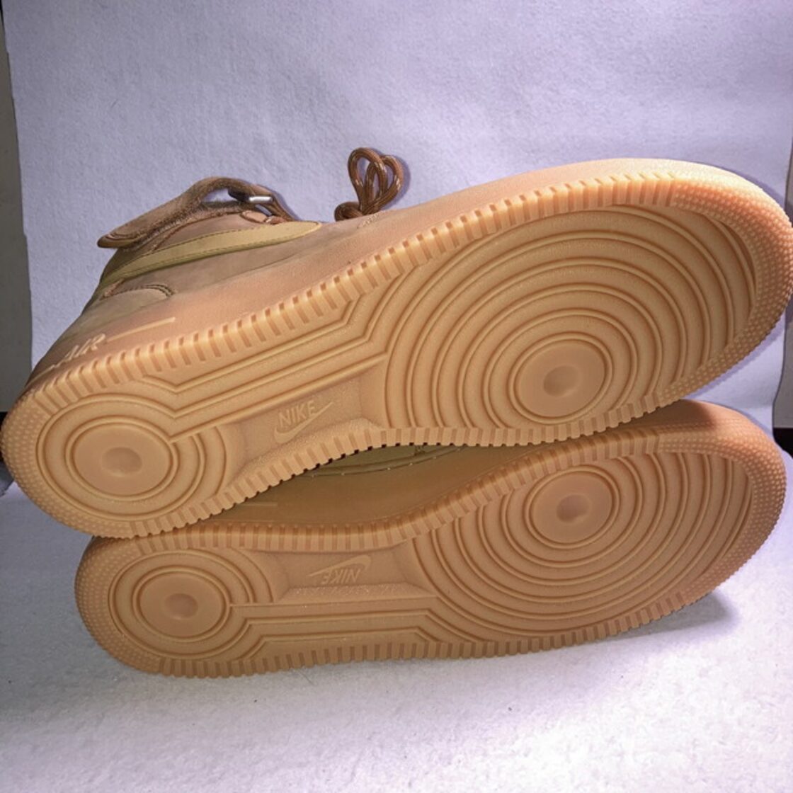 エアフォースワン MID ウィート フラックス ベージュ 30cm 箱付き | Pay ID 