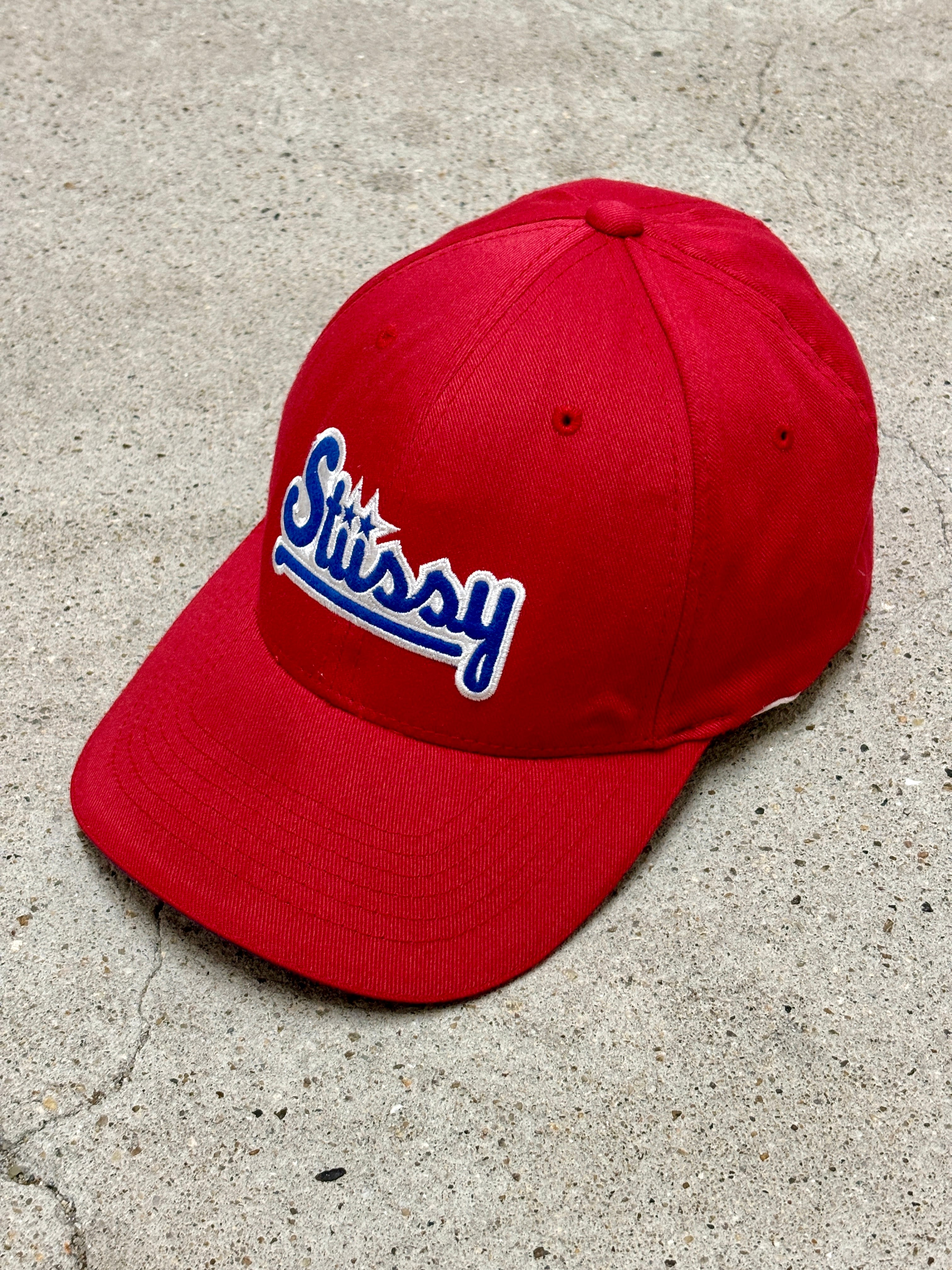 90～00s OLD STUSSY/Logo patch Cap/紺タグ/L-XL/ロゴパッチキャップ/6