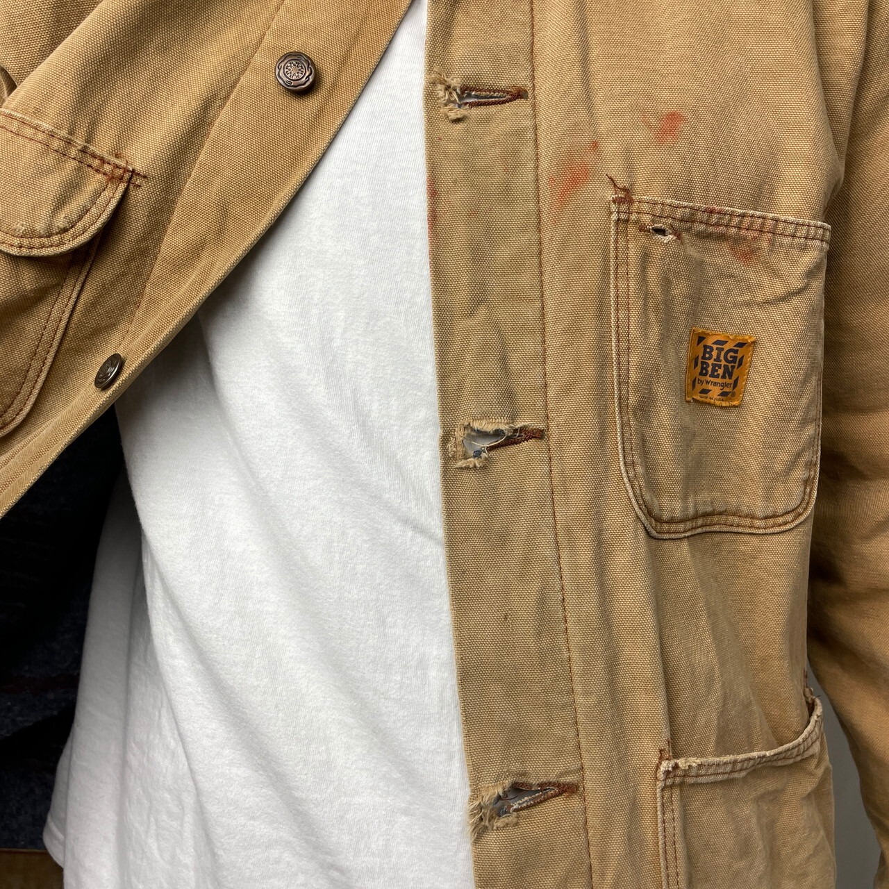 70年代 USA製 BIG BEN by Wrangler ビッグベン ラングラー ダック地 