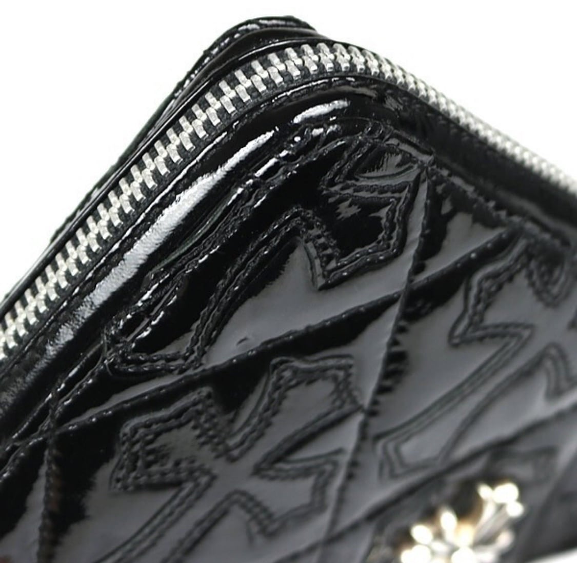 CHROME HEARTS クロムハーツ REC F ZIP #2 キルテッド セメタリー