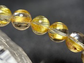 No.185【SS】タイチンルチルクォーツブレスレット(6.5mm)