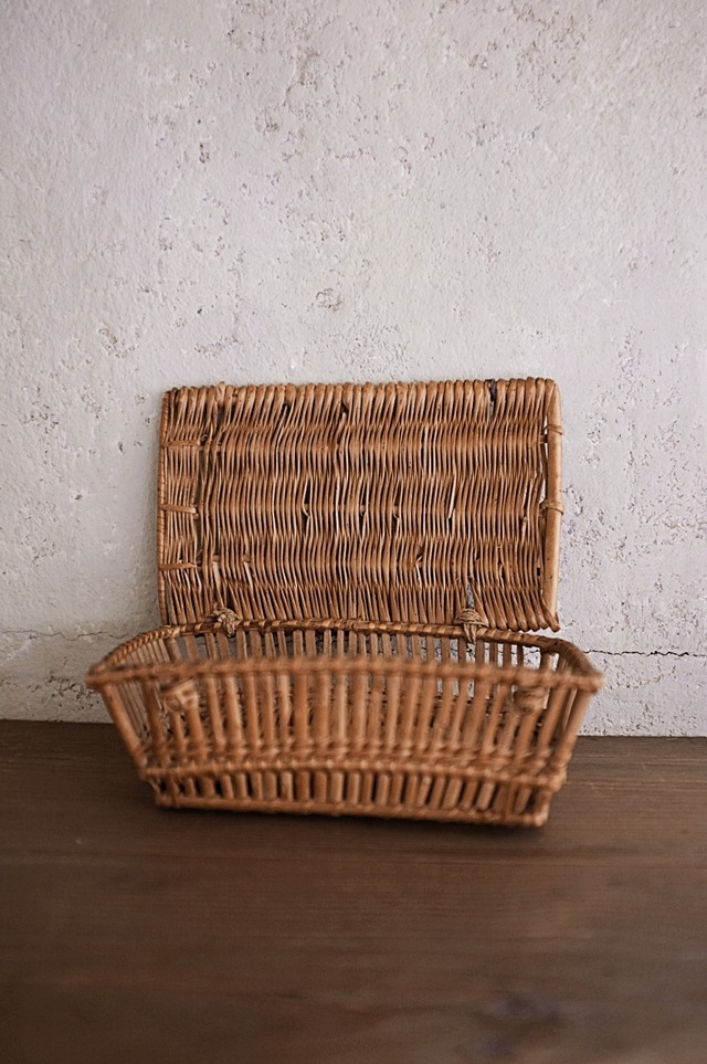 France antique 古い飴色のバスケット