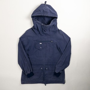 1980s "Euro Vintage" Navy Cotton Anorak Parka