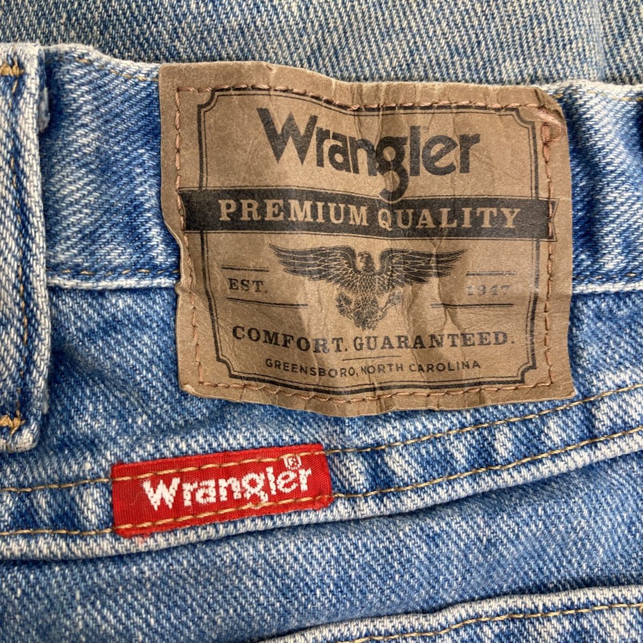 Wrangler デニムパンツ W38 ラングラー リラックス フィット ビッグ 
