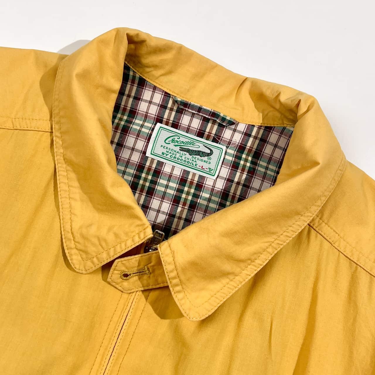 Crocodile クロコダイル スイングトップ L/イエロー メンズ