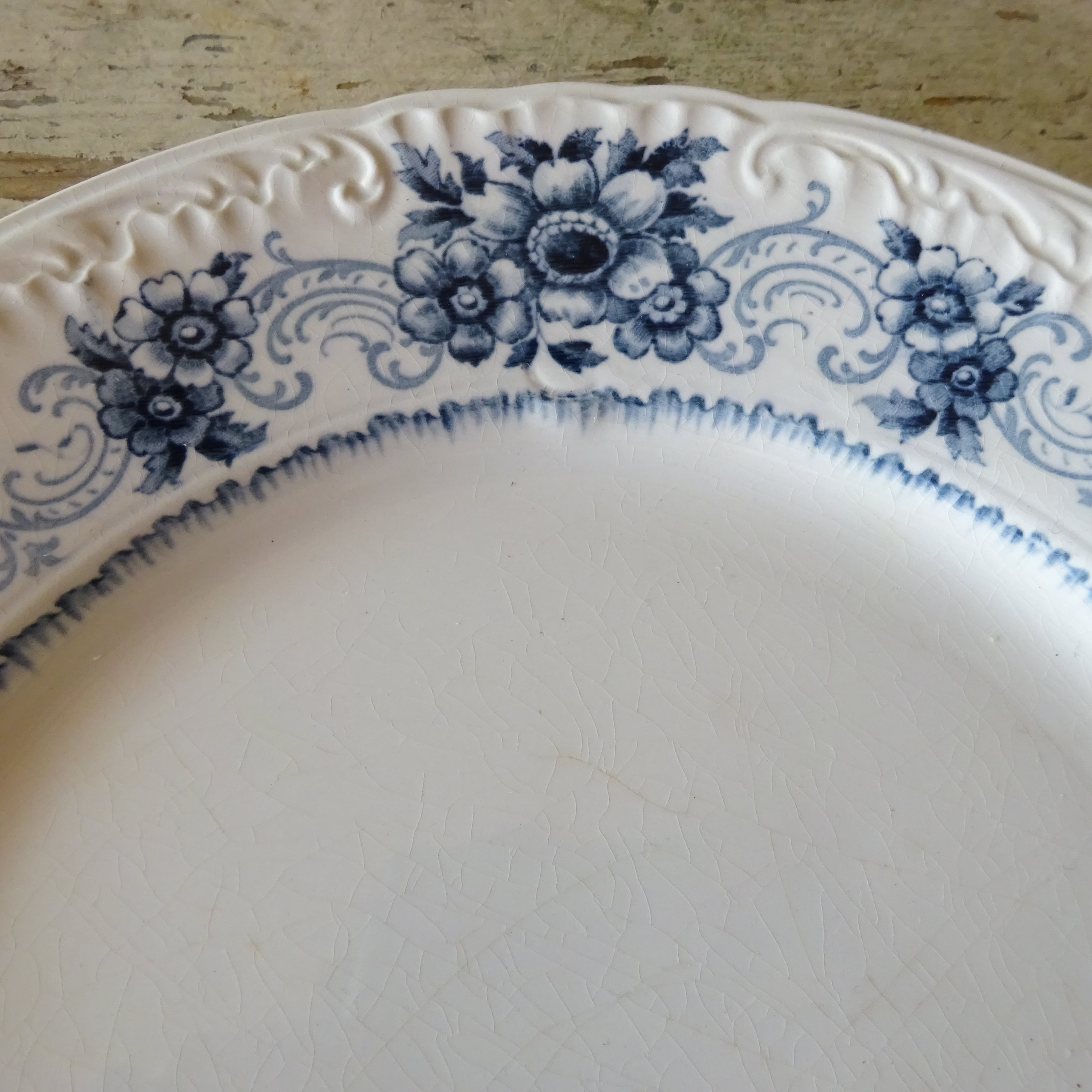 【 Nouveauté 】☆U & C SARREGUEMINES modèle《AÏDA》assiette plate (B)