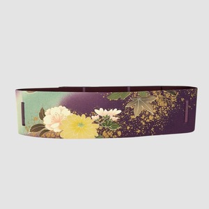 クロスオーバー帯ベルト(振袖より制作) Crossover Obi-belt(Made of Furisode-Kimono)