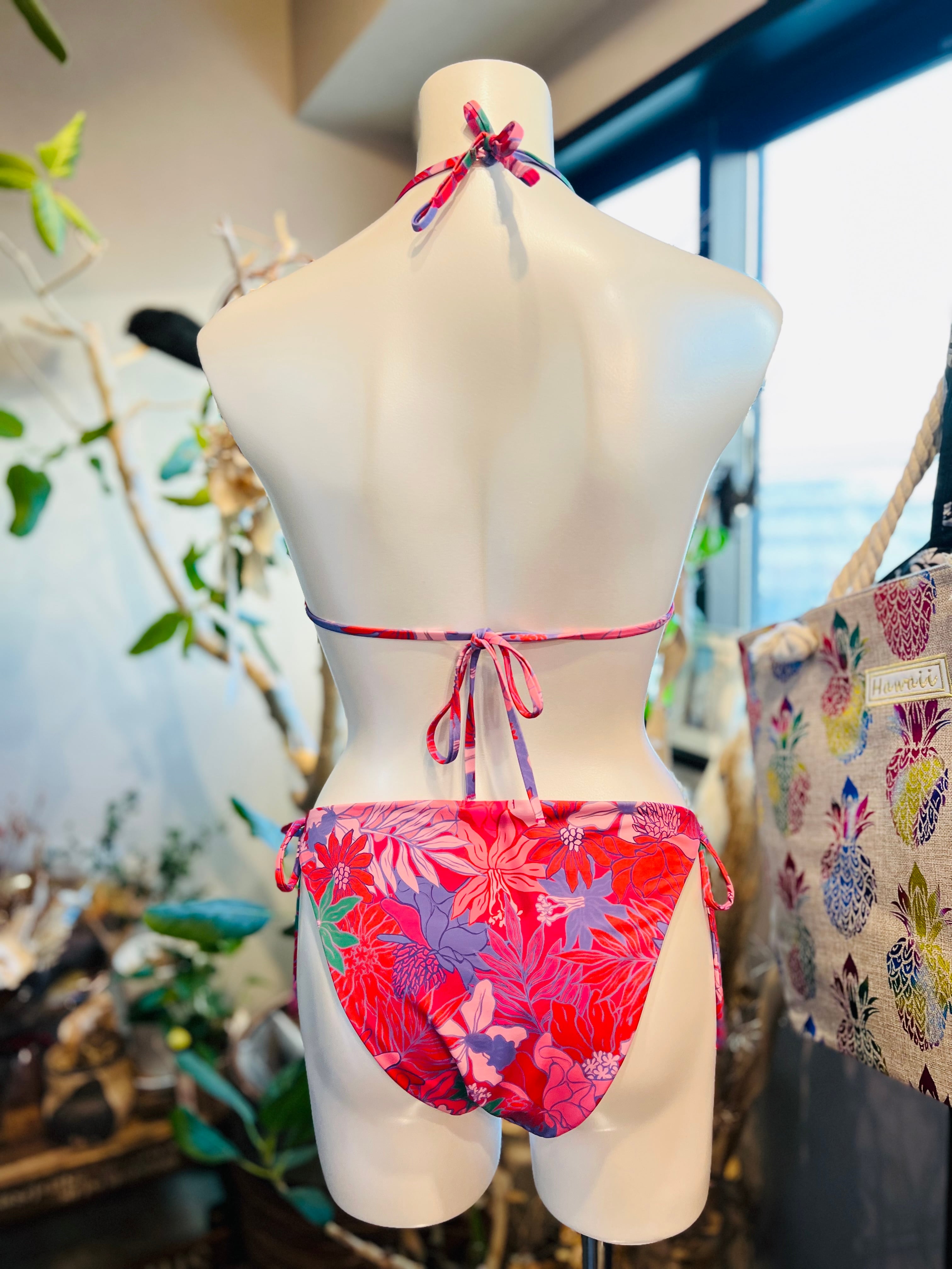 水着】ピンク花柄ビキニ（スカート付き） | passage [パサージュ