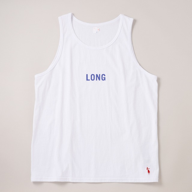 【新品】SUNSHINE＋CLOUD special limited edition big size tank top "LONG - BEACH" made in USA ／ サンシャインクラウド MINTENS限定品 USA製 ビッグサイズ タンクトップ Tシャツ XXL White