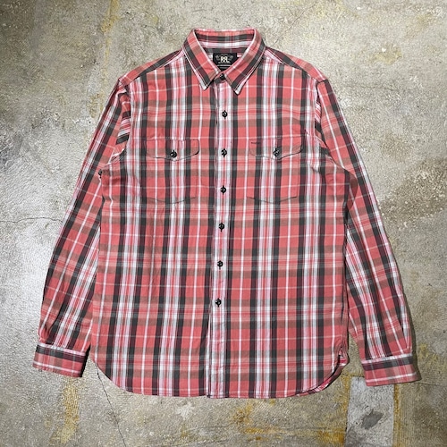 RRL flannel check shirt