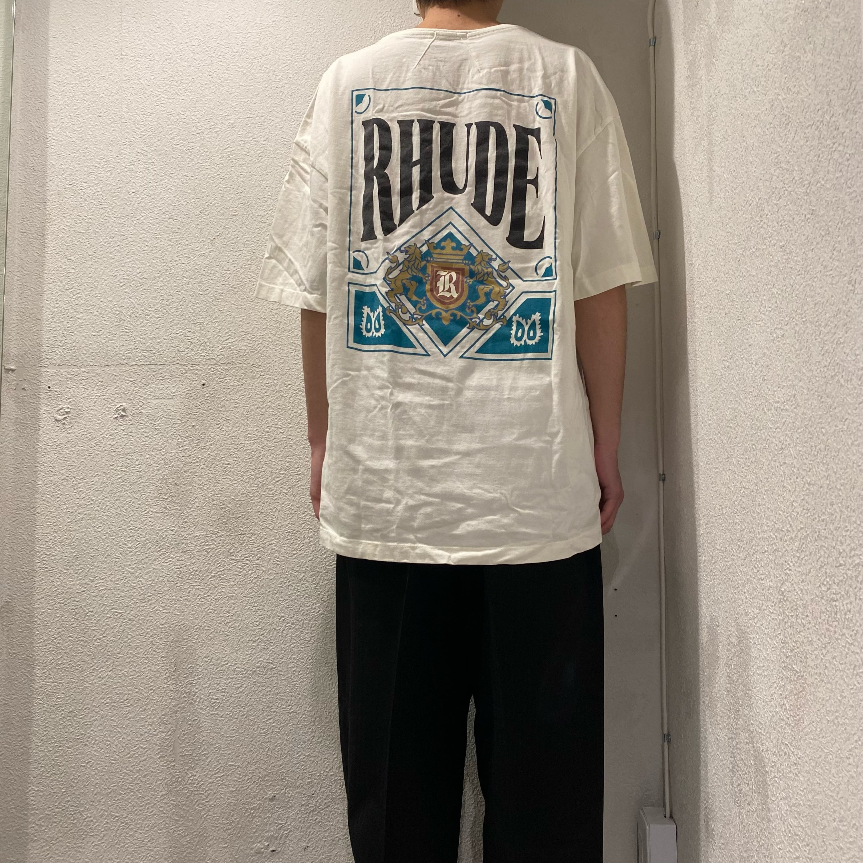 RHUDE ルード CARD TEE 半袖Tシャツ サイズL表参道t   ブランド