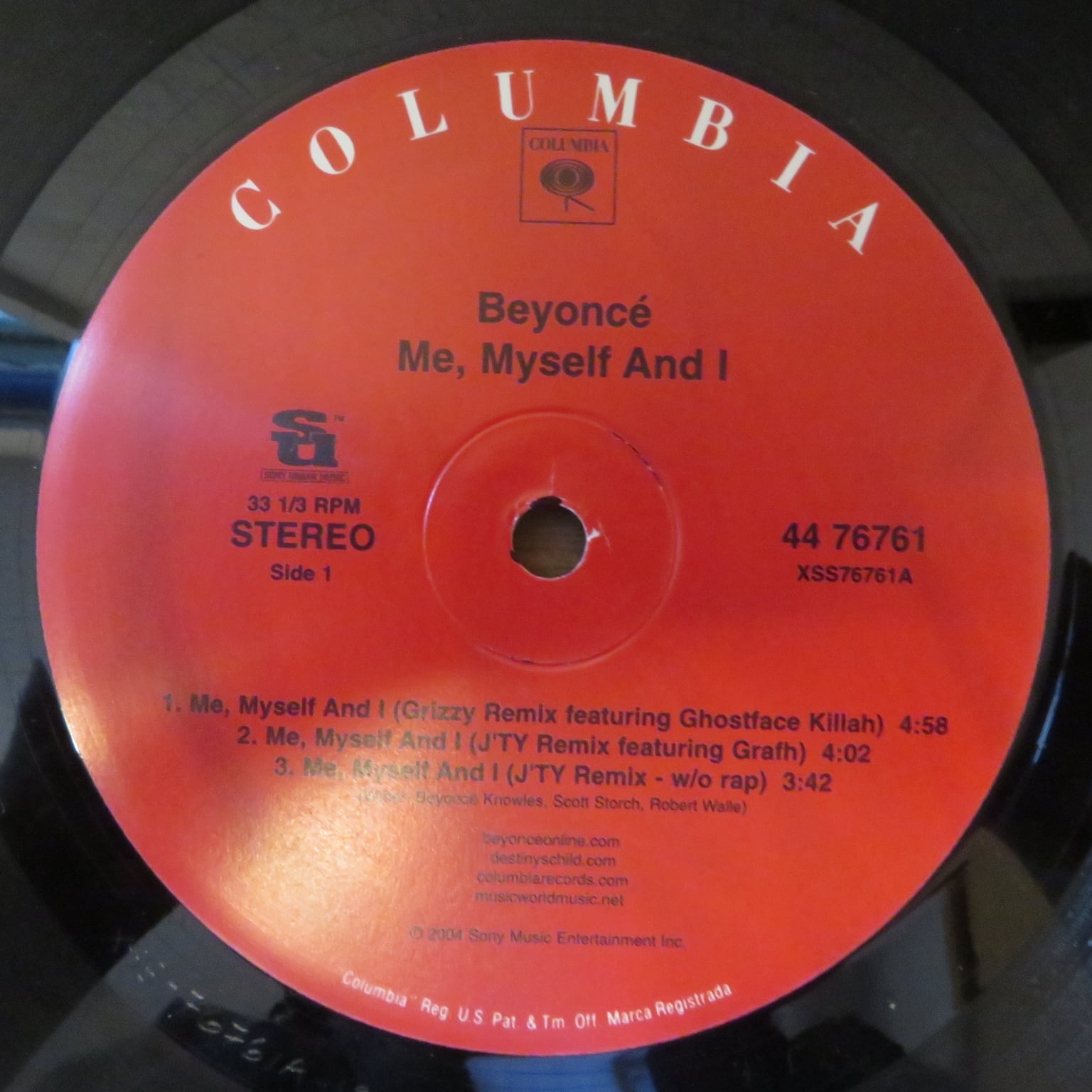 Beyonce / Me, Myself And I [44 76761] - 画像3