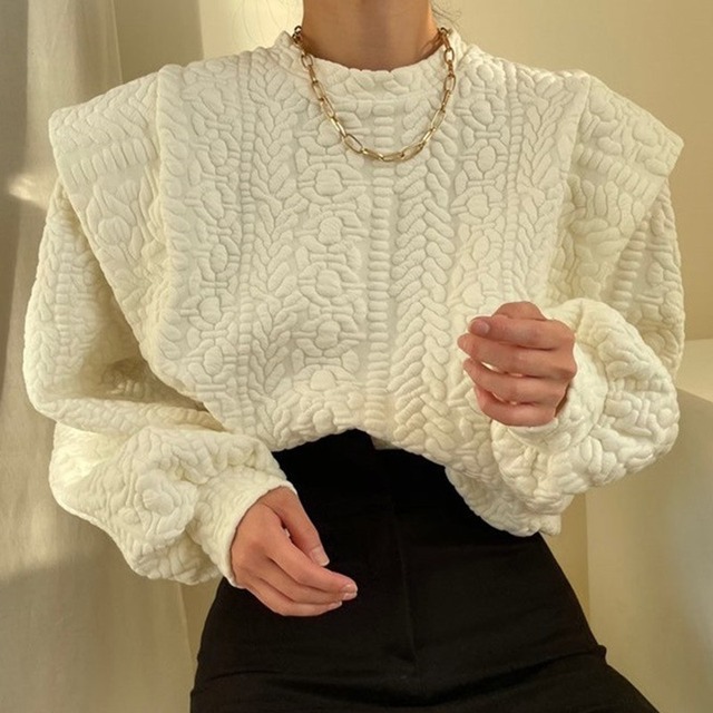 puffy pullover　10097