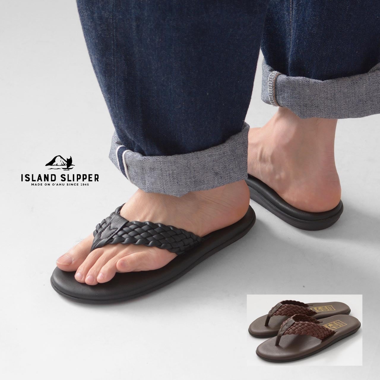 ISLAND SLIPPER [アイランドスリッパ] THONG MESH [PB903W]  トングメッシュサンダル・トングサンダル・シンプル・タウンユース・リゾート・レザー・MEN'S/LADY'S [2023SS] | refalt  online store