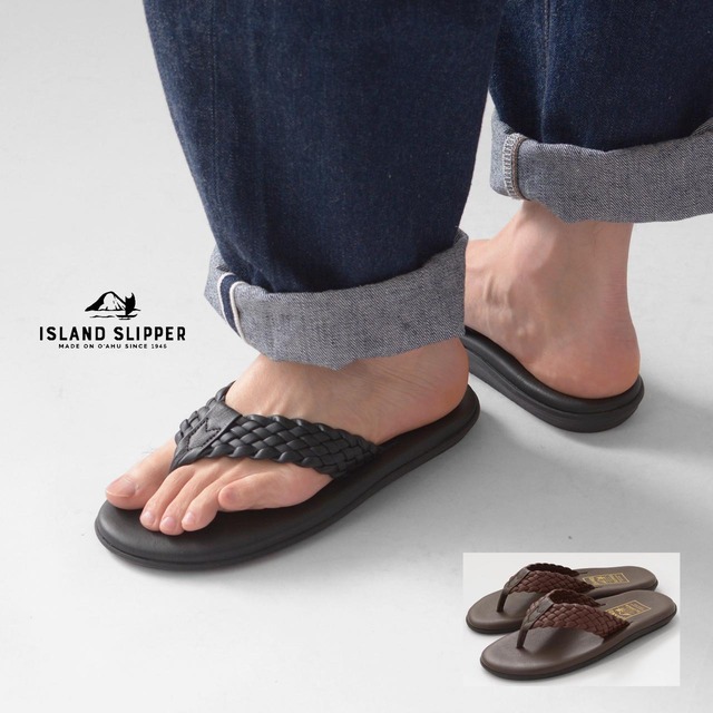 ISLAND SLIPPER [アイランドスリッパ] THONG MESH [PB903W] トングメッシュサンダル・トングサンダル・シンプル・タウンユース・リゾート・レザー・MEN'S/LADY'S [2023SS]