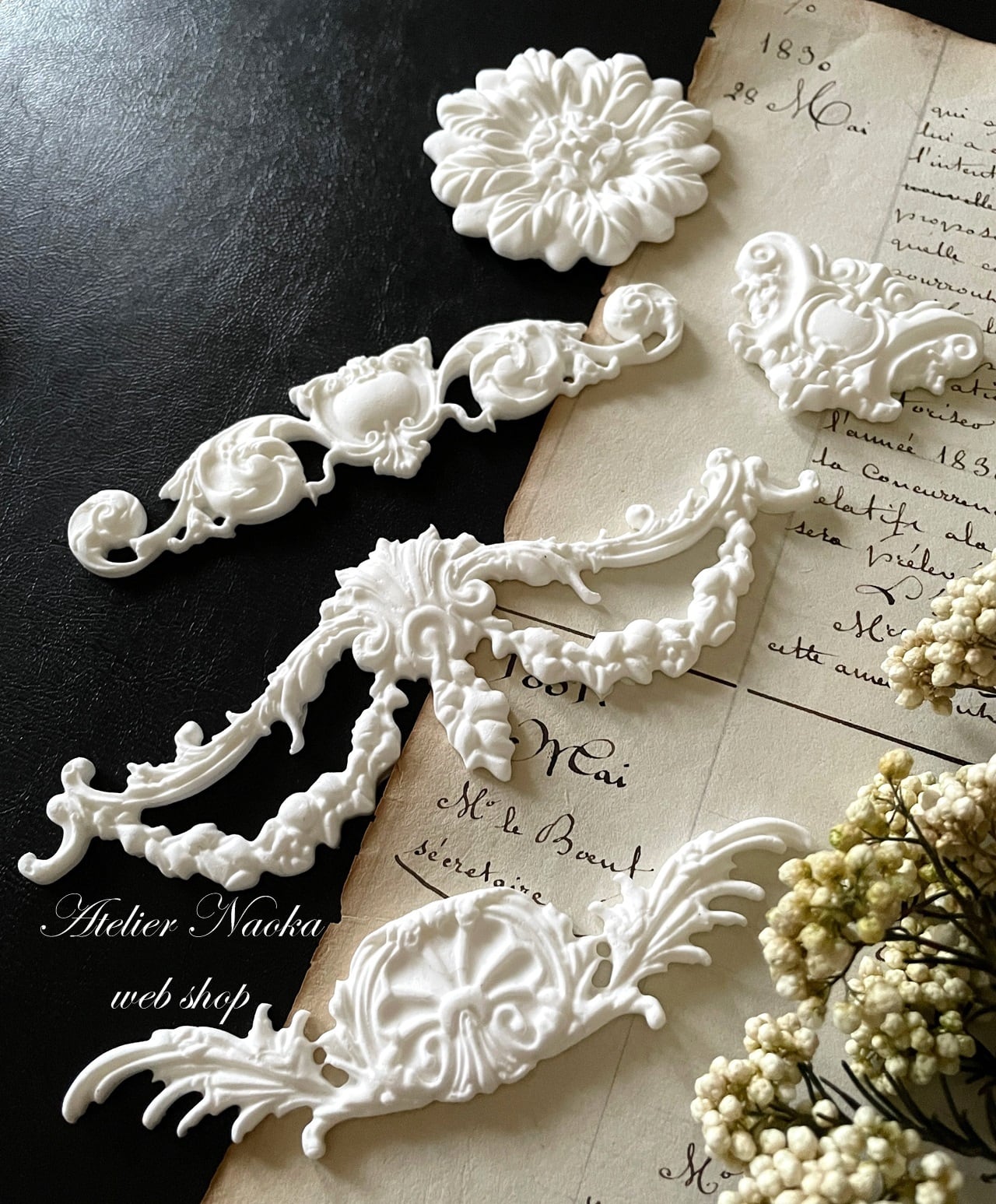 モチーフ シリコンモールドn | シリコンモールド・クレイクラフト