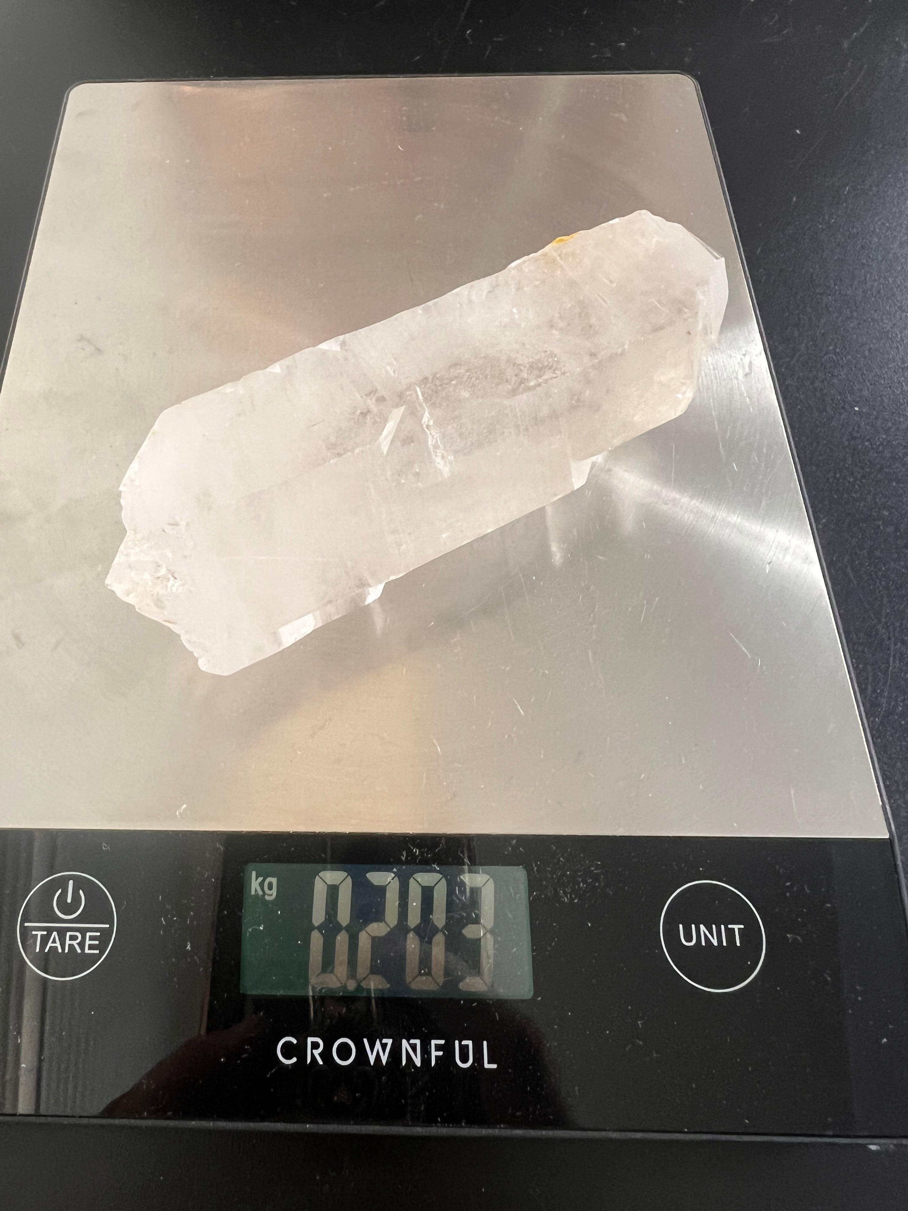 E33039】セルフヒールド 両錐 水晶 クォーツ ヒマラヤ水晶 ヒマラヤ産