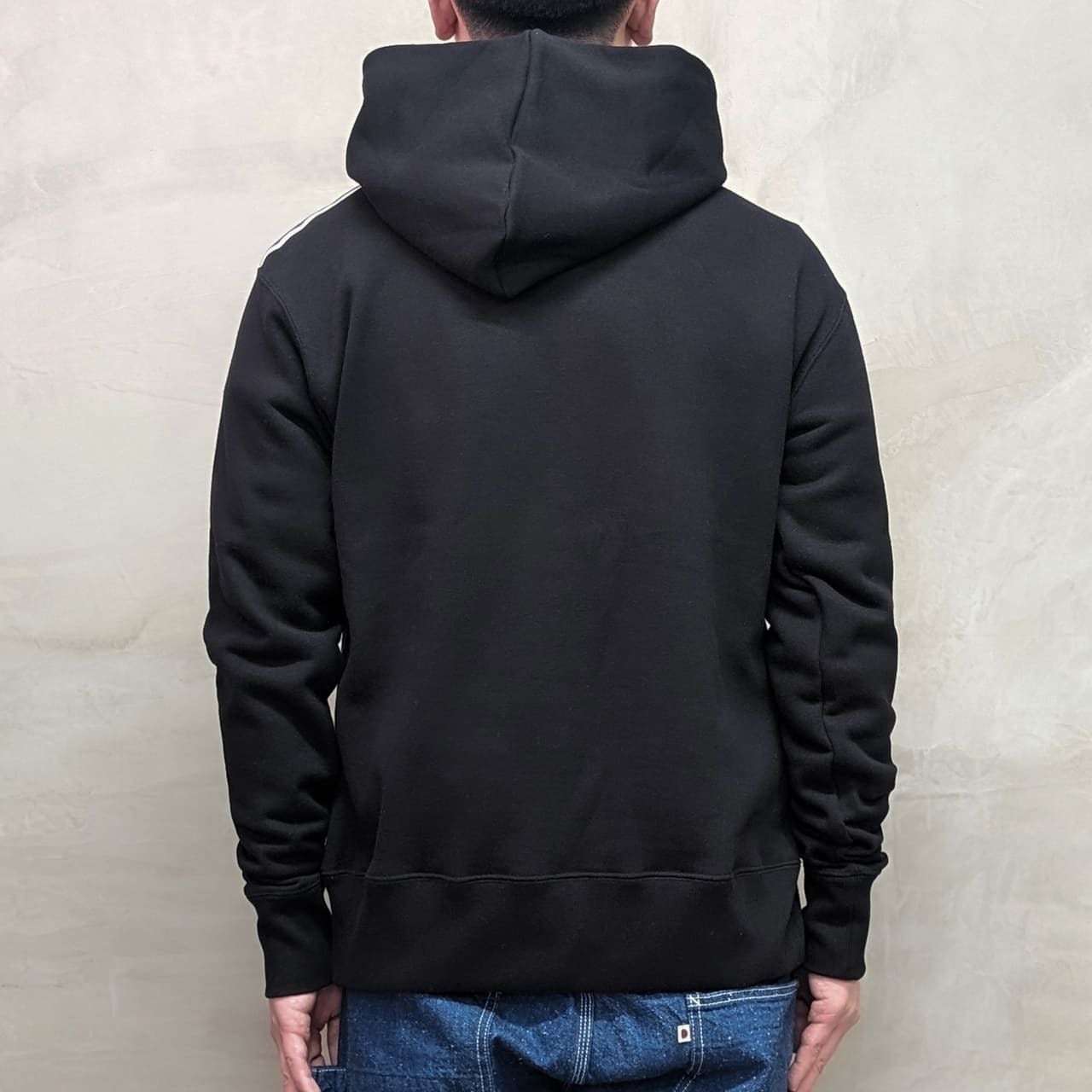 BLUE SAKURA ブラックパーカー サイズ1 CLASSIC VINTAGE HOODIE 