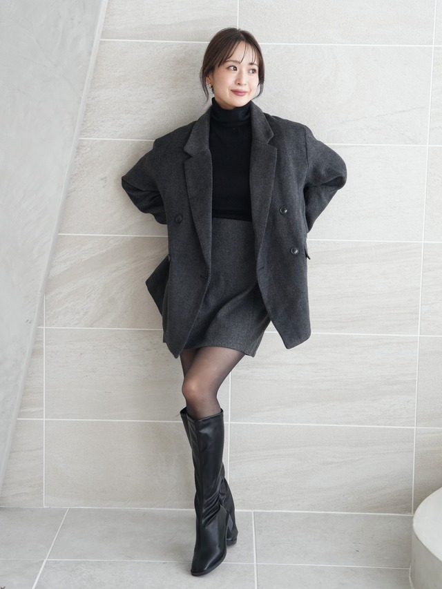 ヘリンボーンテーラードジャケット