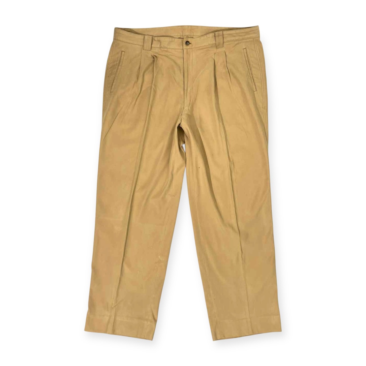 GREENCLUBS グリーンクラブ キャラ刺繍入り ツータック スラックス パンツ 105 /メンズ/ライカ/大きいサイズ