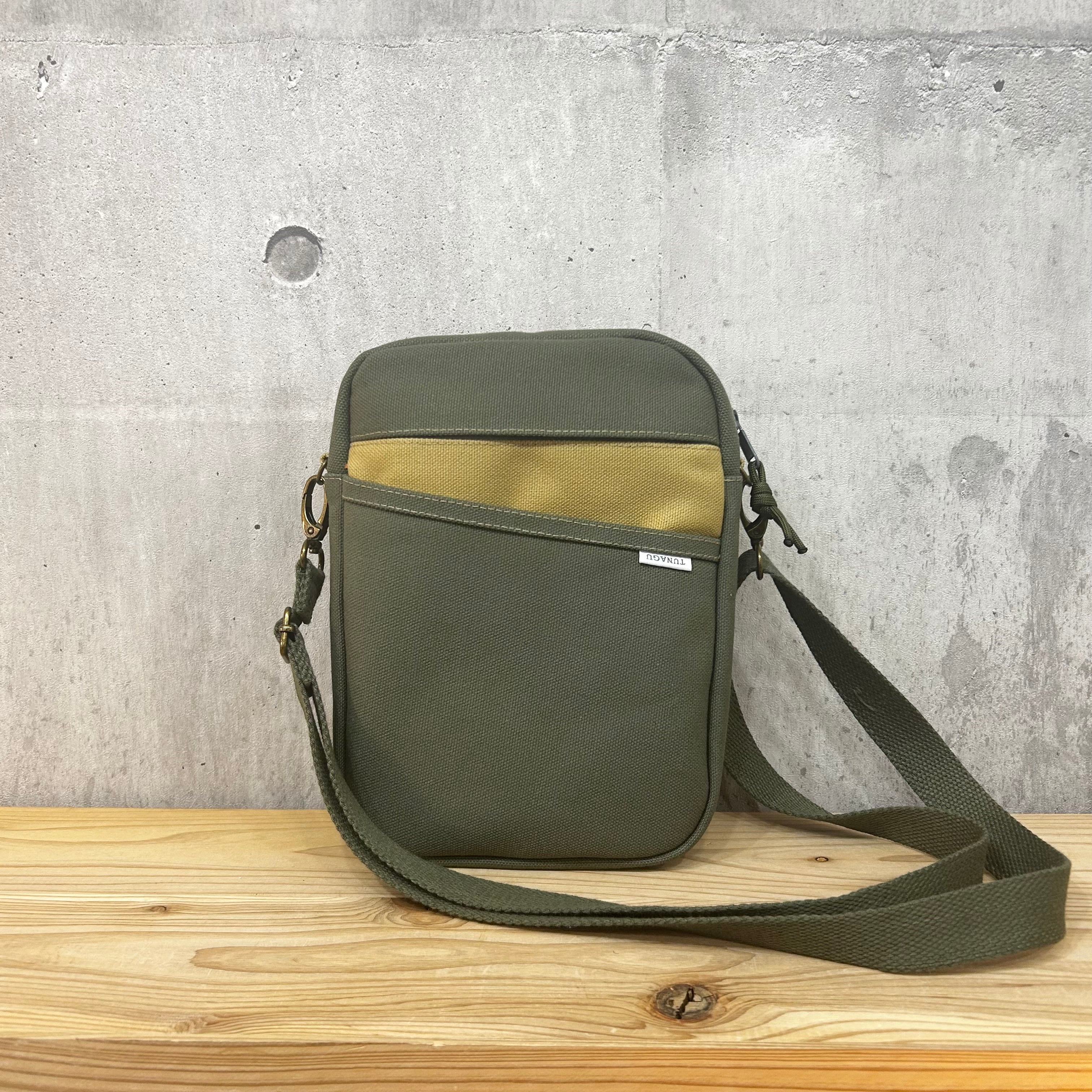 2026年新作.+*縦型square shoulder Bag 〈 ジャングル×ベージュ 〉