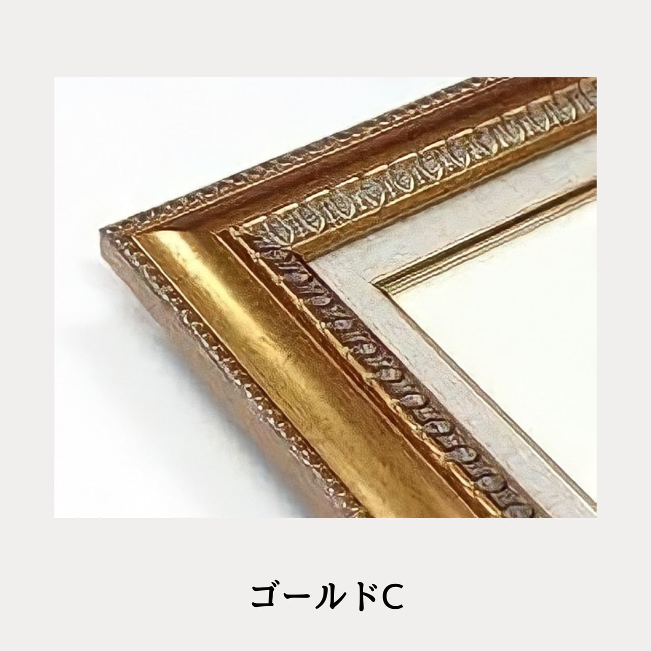 手描き油絵風景F12号+額縁入り 油絵額縁 7761 木目の雰囲気も楽しめる、