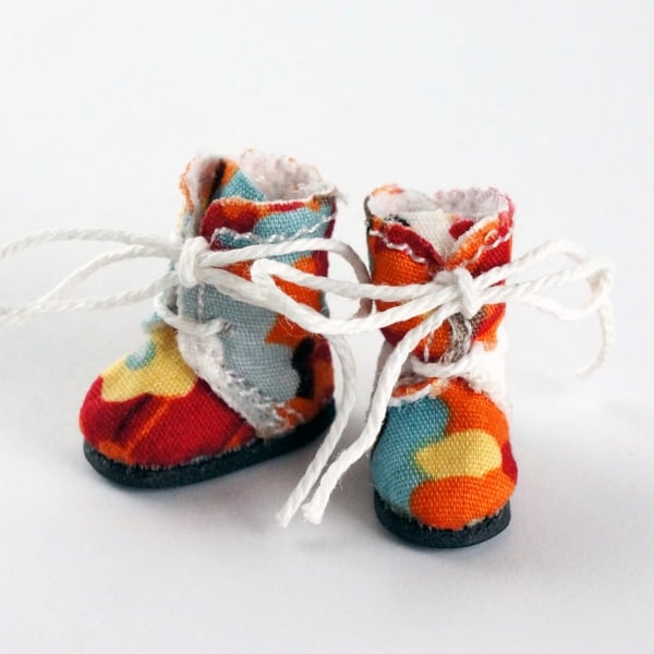 ドール靴 1/6 オビツ11 ブーツ SBB010CFB MW - 画像1