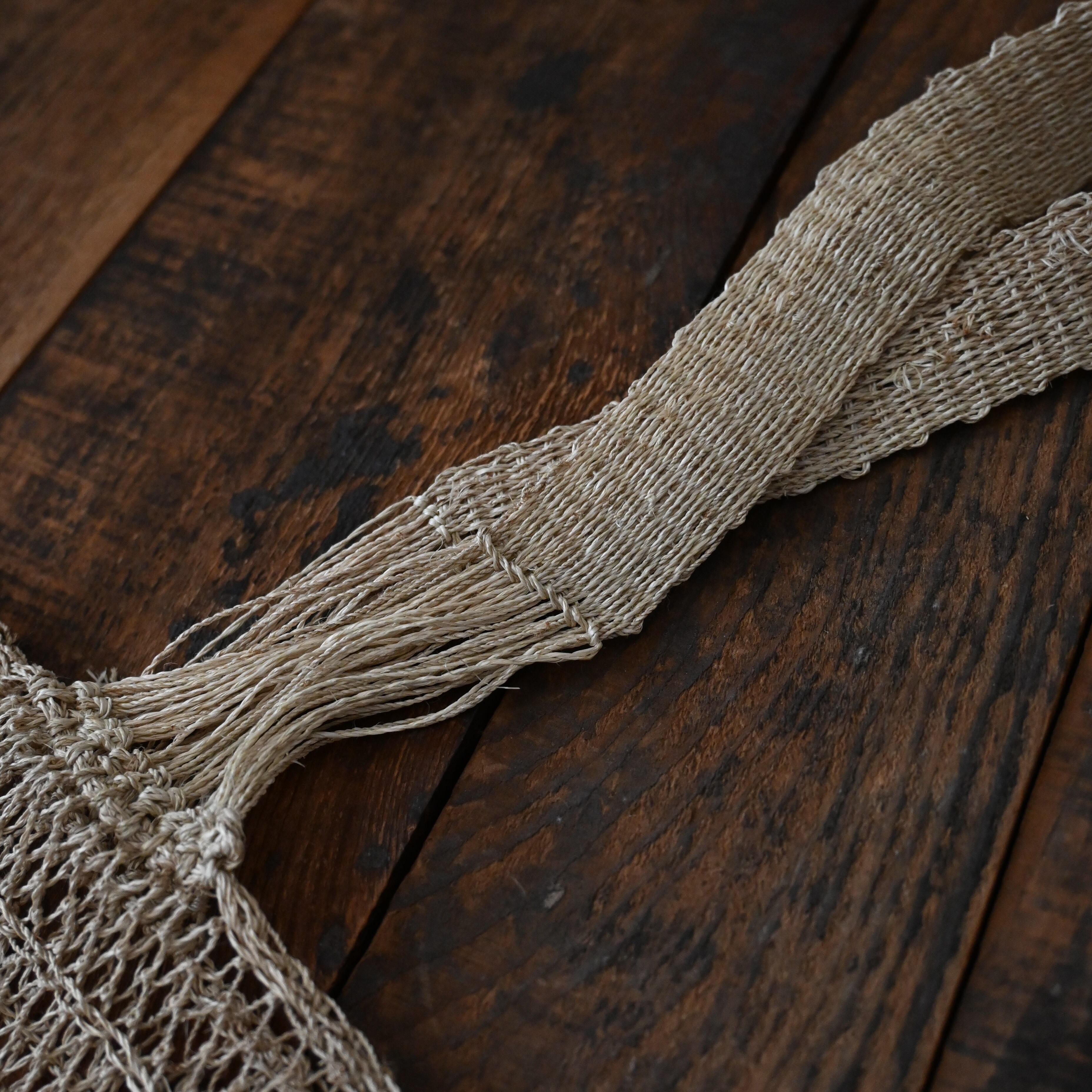 ラオス 葛の手編みバッグ- border - | Pan puri yêe