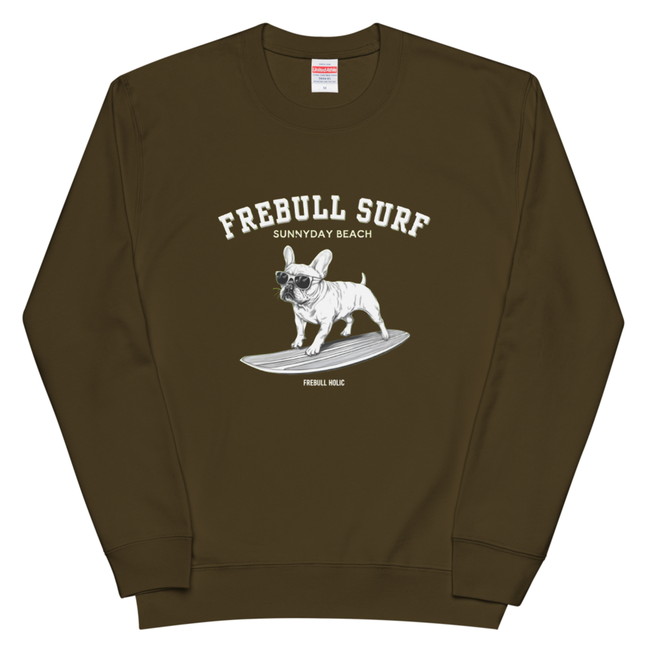 FREBULL SURF ユニセックス クルーネック スウェット (4colors) P00112