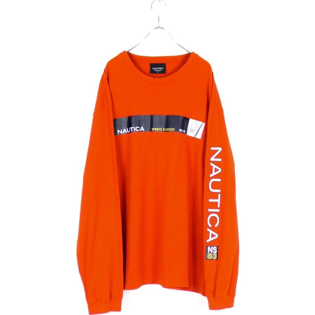 NAUTICA プリントロングスリーブTシャツ 【FF-0267】 | cv