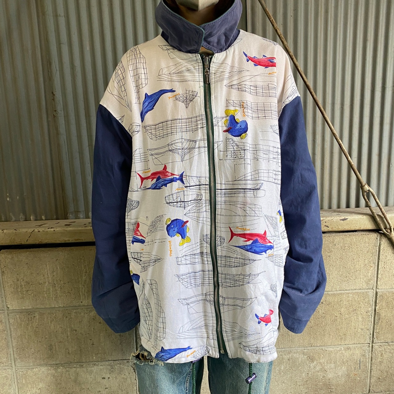 ヴィンテージ VINTAGE リバーシブルジャケット 苦かっ 