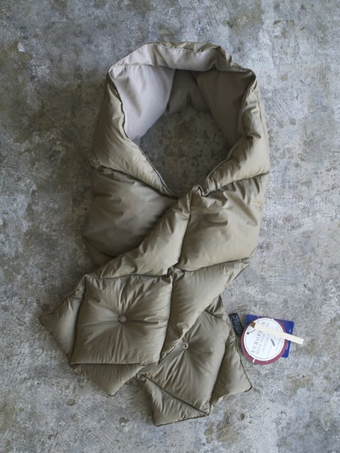 LOFTLABO ロフトラボ MEIYOO リバーシブルダウンマフラー