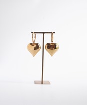 ハートフープピアス/ 023031
