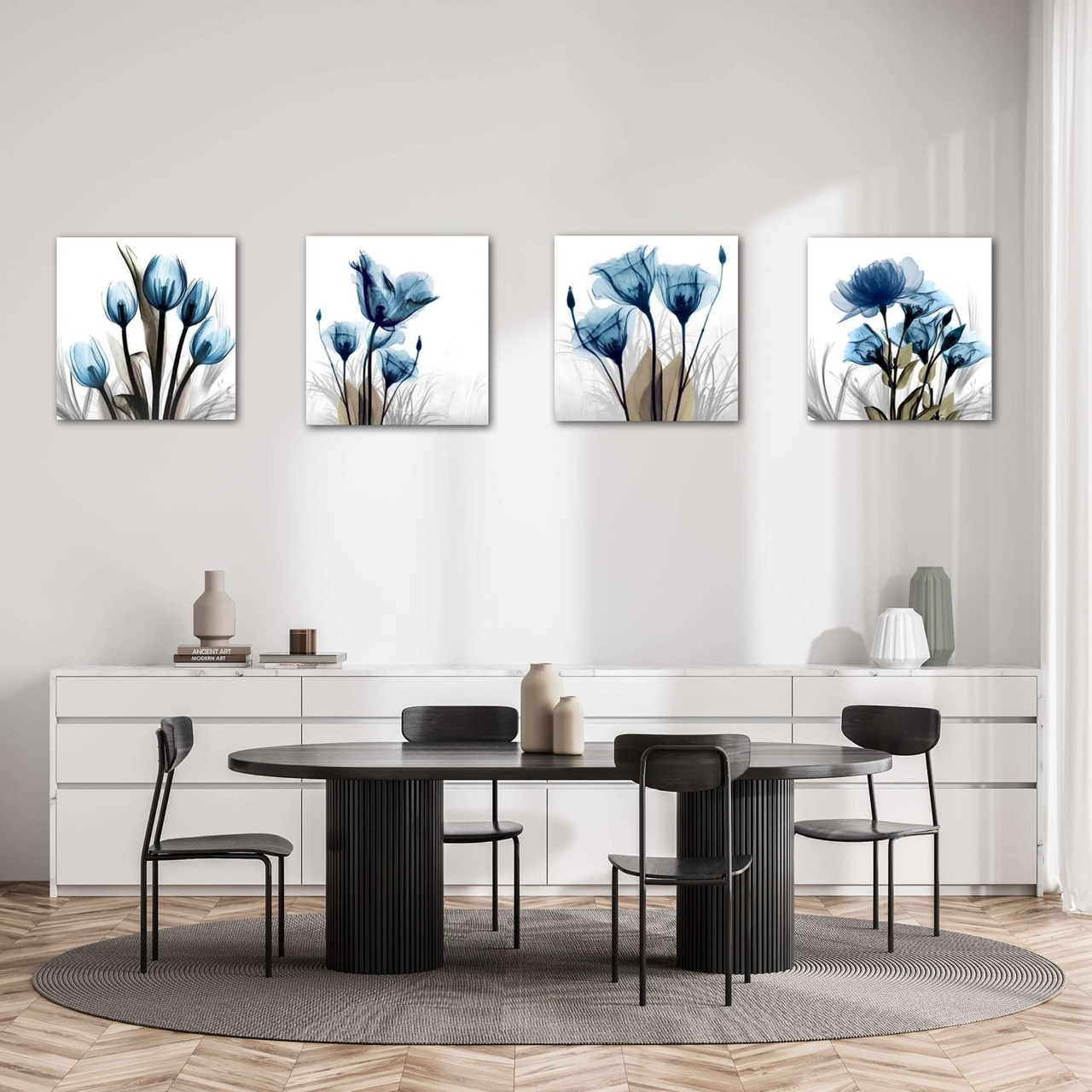 絵画/アートパネル/インテリア/モダン/北欧/おしゃれ　アートパネル 4枚セット