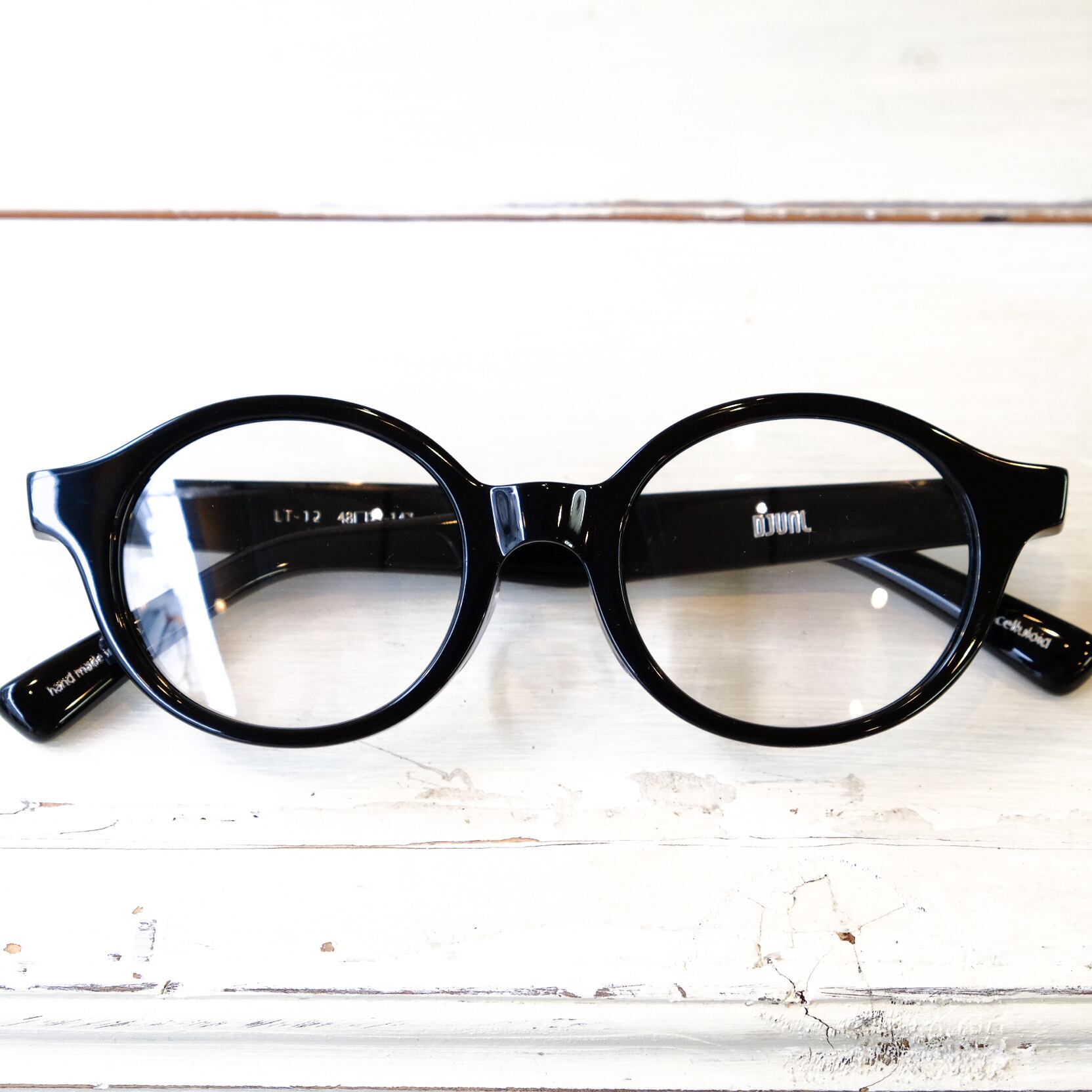 DJUAL デュアル メガネ LT-12 / 00 セルロイド製 ブラック | livra eyewear
