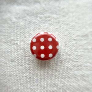 ホワイトドット×ブラウン 15㎜