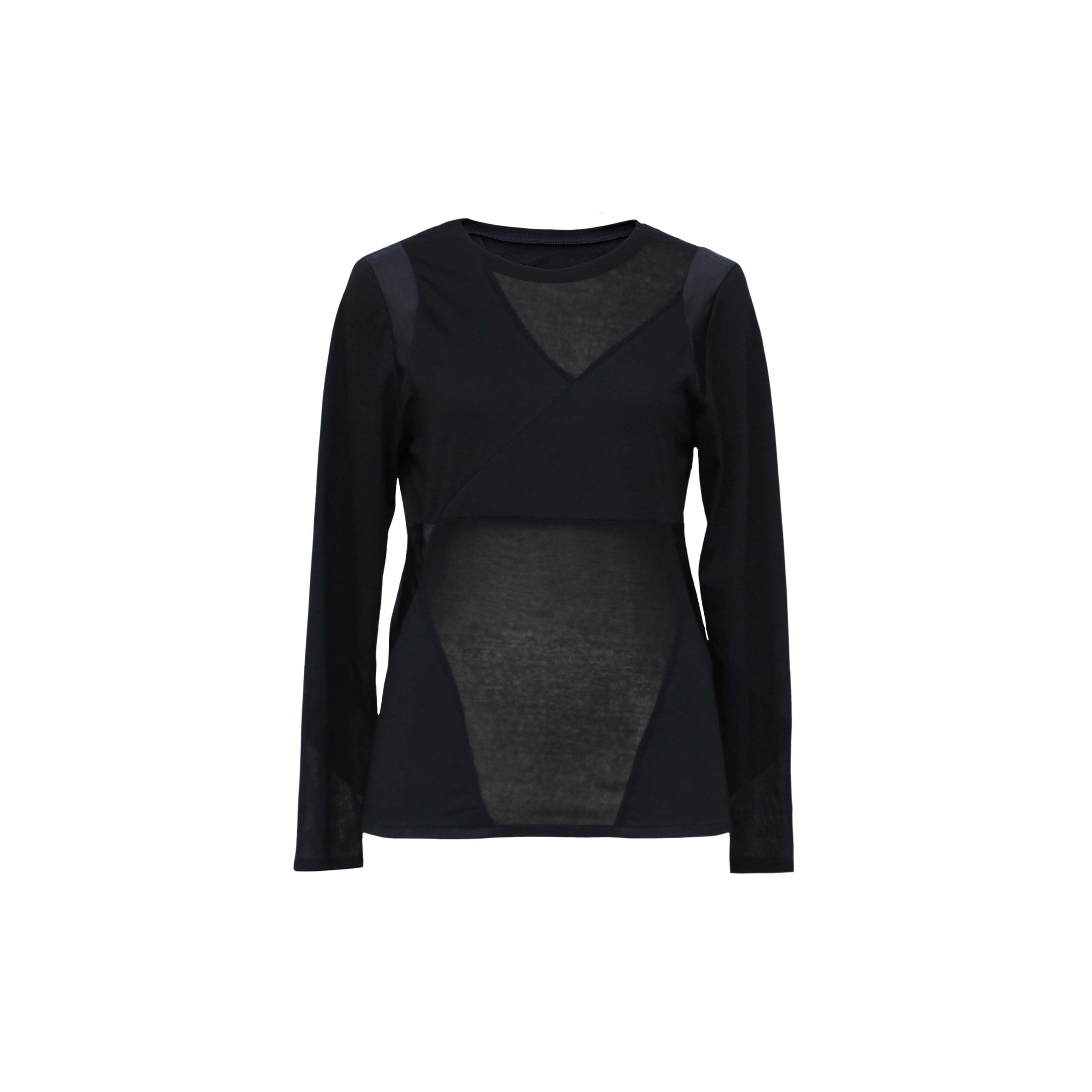 【LREAN】patchwork cut and sewn - black- 《type-A》